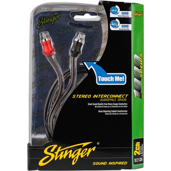 Main product image for Stinger SI126 6 ft. 1000 Series 2 Channel RCA 268-488